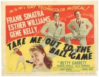 2k224 TAKE ME OUT TO THE BALL GAME TC '49 Frank Sinatra, Esther Williams, Gene Kelly, baseball!