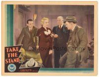 2k876 TAKE THE STAND LC '34 Russell Hopton, Paul Hurst & Thelma Todd try to solve a murder!
