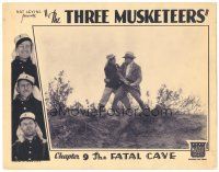 2k062 THREE MUSKETEERS chapter 9 LC '33 Mulhall in modern day version of Dumas novel,The Fatal Cave!