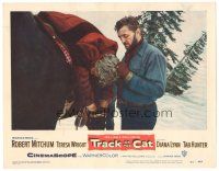 2k922 TRACK OF THE CAT LC #2 '54 Robert Mitchum w/dead body tied to horse!