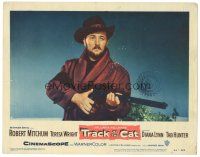 2k923 TRACK OF THE CAT LC #6 '54 Robert Mitchum w/rifle, in a love story of runaway emotions!