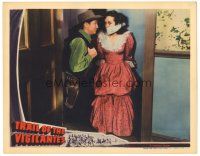 2k925 TRAIL OF THE VIGILANTES LC '40 image of cowboy Franchot Tone & pretty girl tied up!