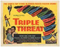 2k234 TRIPLE THREAT TC '48 art of pennants for top NFL football greats including Sammy Baugh!
