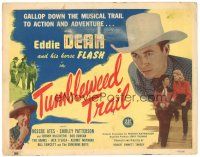 2k235 TUMBLEWEED TRAIL TC '46 singing cowboy Eddie Dean gallops down the musical trail!