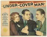 2k937 UNDER-COVER MAN LC '32 close up of George Raft with Lew Cody & Nancy Carroll!