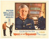 2k957 WALTZ OF THE TOREADORS LC #1 '62 great close up of officer Peter Sellers in uniform!