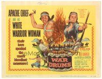 2k243 WAR DRUMS TC '57 artwork of Native American Apache Chief Lex Barker!