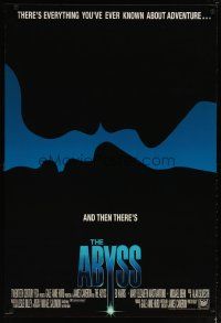 2m024 ABYSS int'l 1sh '89 directed by James Cameron, Ed Harris, Mary Elizabeth Mastrantonio!