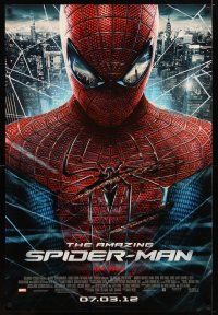 2m040 AMAZING SPIDER-MAN advance DS 1sh '12 Andrew Garfield in title role!