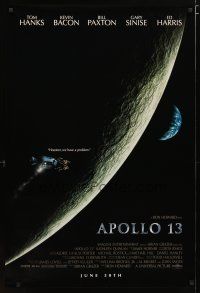 2m049 APOLLO 13 advance 1sh '95 directed by Ron Howard, Tom Hanks, Houston, we have a problem!
