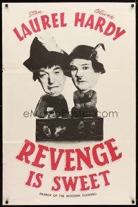 2m065 BABES IN TOYLAND 1sh R60s great image of Laurel & Hardy, Revenge is Sweet!