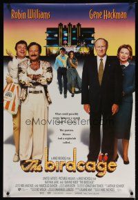 2m105 BIRDCAGE int'l DS 1sh '96 gay Robin Williams & Nathan Lane, Gene Hackman, Dianne Wiest!