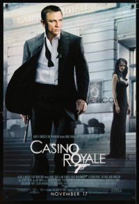 2m138 CASINO ROYALE advance 1sh '06 Daniel Craig as James Bond & sexy Eva Green!
