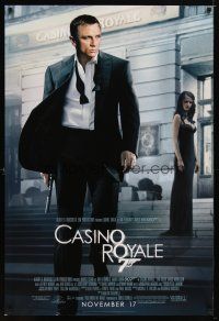 2m139 CASINO ROYALE advance DS 1sh '06 Daniel Craig as James Bond & sexy Eva Green!