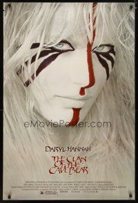 2m151 CLAN OF THE CAVE BEAR 1sh '86 fantastic image of Daryl Hannah in tribal make up!