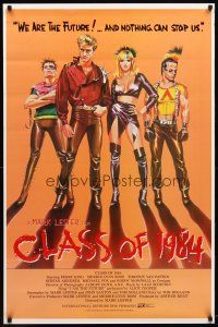 2m152 CLASS OF 1984 int'l 1sh '82 art of bad punk teens, we are the future & nothing can stop us!