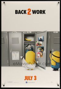 2m201 DESPICABLE ME 2 locker room style advance DS 1sh '13 wacky image from animated family comedy!