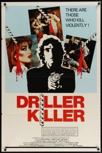 2m220 DRILLER KILLER 1sh '79 Abel Ferrara, he kills violently with an electric drill!