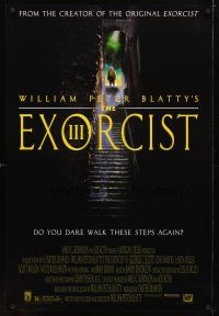2m244 EXORCIST III DS 1sh '90 George C. Scott starring in William Peter Blatty sequel!