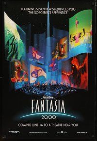 2m253 FANTASIA 2000 advance DS 1sh '99 Walt Disney cartoon set to classical music!