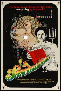 2m254 FASCINATION 1sh '80 Ron Jeremy, x-rated, sexploitation, sexy artwork!