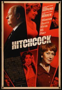 2m350 HITCHCOCK DS 1sh '12 Anthony Hopkins in title role, Helen Mirren, Scarlett Johansson!