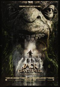 2m394 JACK THE GIANT SLAYER advance DS 1sh '13 Bryan Singer directed CGI, cool image!