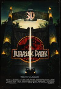2m404 JURASSIC PARK DS 1sh R13 Steven Spielberg, Richard Attenborough re-creates dinosaurs!