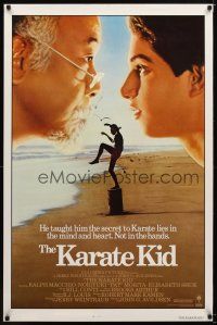 2m411 KARATE KID int'l 1sh '84 Pat Morita, Ralph Macchio, teen martial arts classic!