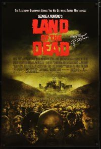 2m420 LAND OF THE DEAD 1sh '05 George Romero directed, mob of zombies!