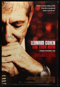 2m430 LEONARD COHEN: I'M YOUR MAN DS 1sh '05 Lian Lunson musical documentary, U2!