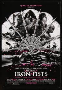 2m472 MAN WITH THE IRON FISTS advance DS 1sh '12 Russell Crowe, Cung Le, sexy Lucy Liu!