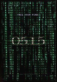 2m485 MATRIX RELOADED 5.15 style holofoil teaser 1sh '03 Keanu Reeves, Wachowski Brothers!