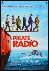 2m580 PIRATE RADIO DS 1sh '09 Richard Curtis' The Boat That Rocked, wacky image!