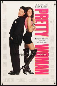 2m594 PRETTY WOMAN DS 1sh '90 sexiest prostitute Julia Roberts loves wealthy Richard Gere!