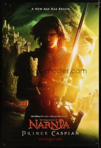 2m595 PRINCE CASPIAN teaser DS English 1sh '08 Ben Barnes in the title role, fantasy imagery, Narnia