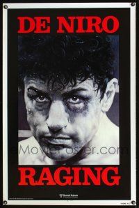 2m610 RAGING BULL teaser 1sh '80 classic close up of boxer Robert De Niro, Martin Scorsese!