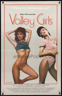 2m647 SAN FERNANDO VALLEY GIRLS 1sh '88 Sharon Mitchell, Juliet Anderson, totally awesome!