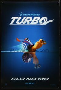 2m777 TURBO DS style A advance 1sh '13 voice of Ryan Reynolds, cool art of racing snail!