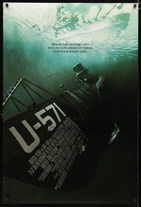 2m780 U-571 DS 1sh '00 Matthew McConaughey, Bill Paxton, Harvey Keitel, cool submarine!