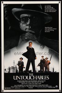 2m786 UNTOUCHABLES 1sh '87 Kevin Costner, Robert De Niro, Sean Connery, Brian De Palma!