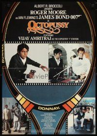 2p018 OCTOPUSSY English Belgian '83 images of Roger Moore as James Bond w/Vijay Amritraj!