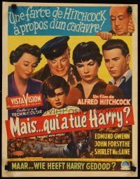 2p309 TROUBLE WITH HARRY Belgian '55 Alfred Hitchcock, Edmund Gwenn, Forsythe & Shirley MacLaine!