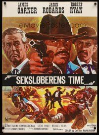 2p684 HOUR OF THE GUN Danish '68 James Garner as Wyatt Earp, John Sturges, was he hero or killer?