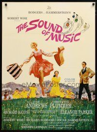 2p723 SOUND OF MUSIC English Danish '65 classic art of Julie Andrews & top cast by Howard Terpning!