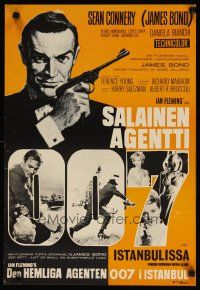 2p003 FROM RUSSIA WITH LOVE Finnish R1960s Sean Connery is Ian Fleming's James Bond 007, different!