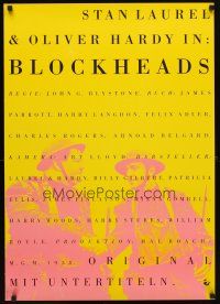 2p171 BLOCK-HEADS German R90s Stan Laurel & Oliver Hardy, Hal Roach!