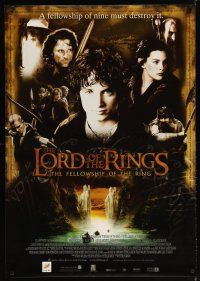 2p035 LORD OF THE RINGS: THE FELLOWSHIP OF THE RING DS Engish Thai poster '01 montage of top cast!