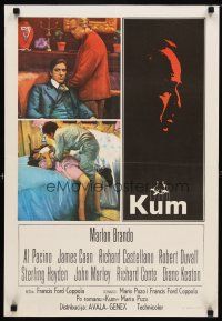 2p340 GODFATHER Yugoslavian '72 Brando & Pacino in Coppola crime classic, different images!