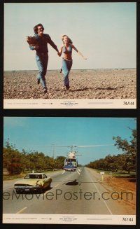 2r094 DIRTY MARY CRAZY LARRY 2 8x10 mini LCs '74 Peter Fonda & sexy Susan George, helicopter chase!